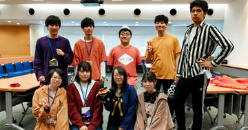 「くすのき祭」にデザイン学部の有志学生がボランティア協力