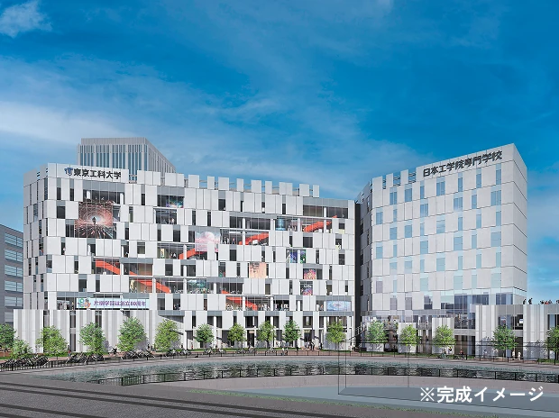 2029年春、蒲田キャンパスに新校舎(一期)が完成予定