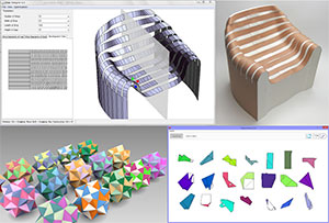 折り紙の技術を活用した形状モデリング