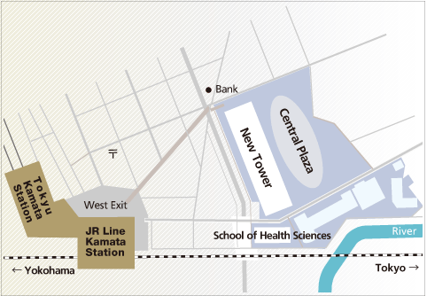 Kamata Campus Map