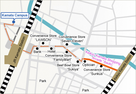 Kamata Campus Map