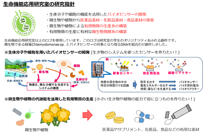 生命機能応用（中西昭仁）研究室