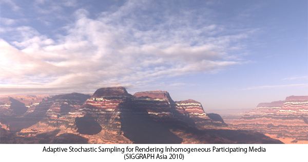Adaptive Stochastic Sampling for Rendering Inhomogeneous Participating Media(SIGGRAPH Asia 2010)