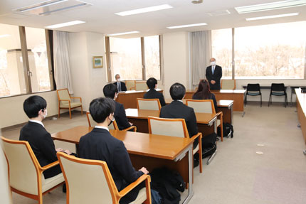 東京工科大学同窓会奨学金授与式