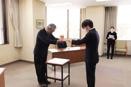 東京工科大学同窓会奨学金授与式