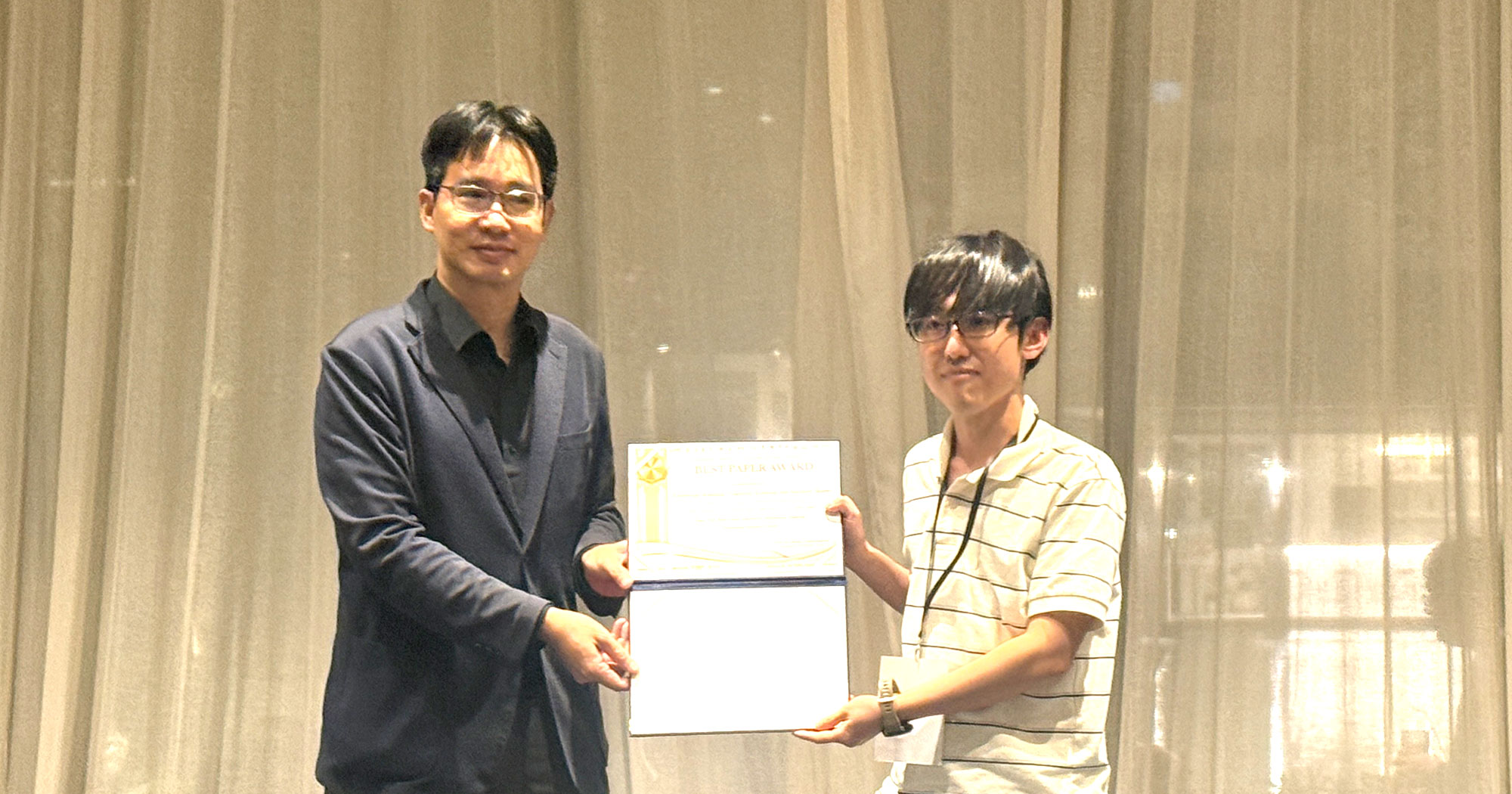 コンピュータサイエンス専攻の大学院生 小山智之さんが国際会議KST