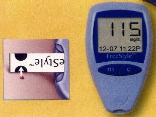 糖尿病患者向け簡易血糖計
