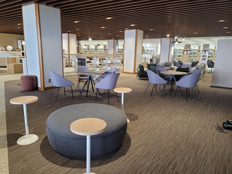 八王子図書館 閲覧席 イメージ図